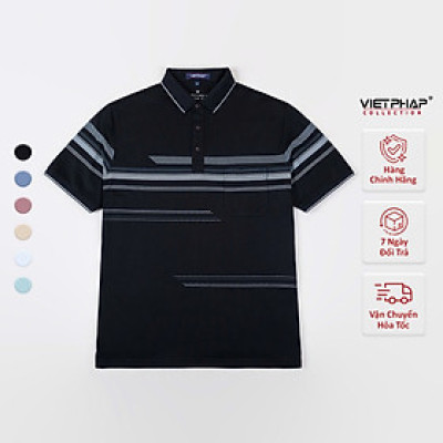 Áo Polo Nam VIỆT PHÁP Form Luxury – Thun Cá Sấu Lạnh, lịch lãm, sang trọng 50060