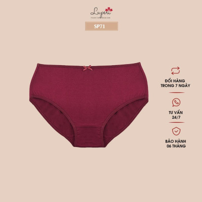 Quần Lót Nữ Cotton  LUPERI LU4QL06 Bikini Cạp Cao quần lót mềm mịn co giãn đàn hồi thoáng khí kháng khuẩn khử mùi