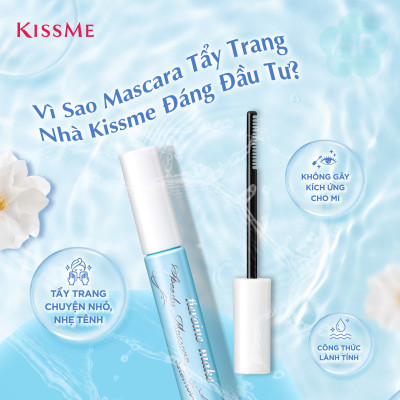 Tẩy Trang Và Làm Sạch Nhanh Làn Mi Kissme Heroine Make Mascara Remover (6.6 mL)