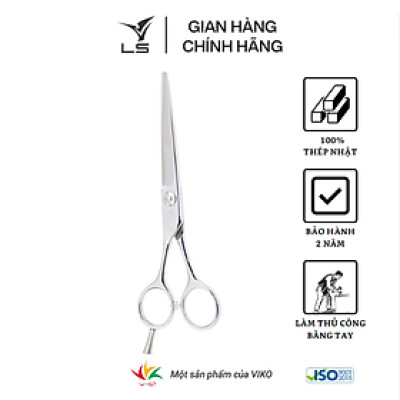 Kéo cắt tóc LS lưỡi thẳng quai cân đối xứng đỡ ngón tháo rời CB15L/6.0