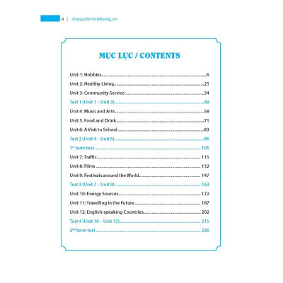 Sách - Global Success - Bài Tập Tiếng Anh Lớp 7 - Không Đáp Án - Minh Thắng