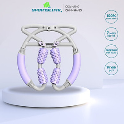 Dụng cụ massage cổ vai gáy 4 con lăn cầm tay XM-009