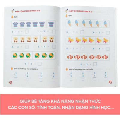 Sách - Bé học toán (Hành trang cho bé tự tin vào lớp 1)