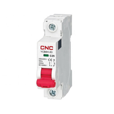 CB tép đónng ngắt, aptomat CNC 1P 230V 16-63A