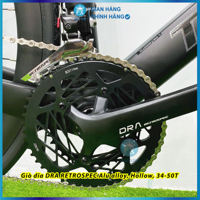 Xe đạp Twitter R10 Pro RS-24S FULL 6 món Carbon Đen Nhám