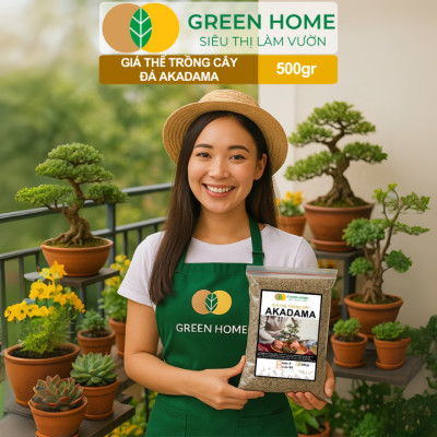 Đất Akadama Mềm Greenhome, Giá Thể Bonsai, Kiểng Lá, Sen Đá, Phân Nền Thủy Sinh, Nhiều Dưỡng Chất