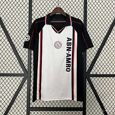 Áo Bóng Đá Retro Ajax 1998 - Sân Khách bản cao cấp vải Cotton Polyester