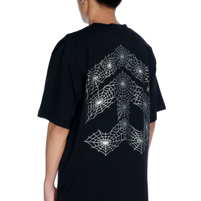 5THEWAY /spider web/ NEW TEE in BLACK aka Áo Thun Đen
