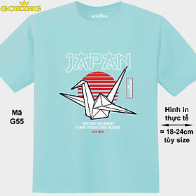 JAPAN, mã G55. Hãy tỏa sáng như kim cương, qua chiếc áo thun Goking siêu hot cho nam nữ trẻ em, áo phông cặp đôi, gia đình, đội nhóm