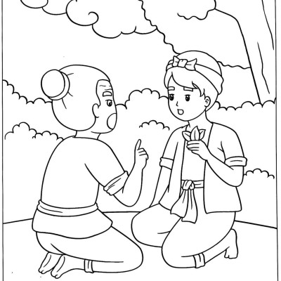 Tô Màu Bé Yêu Cổ Tích 8 - Sự Tích Chú Cuội