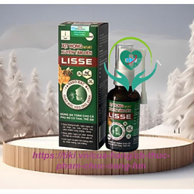 ￼Xịt họng Nano Xuyên tâm liên Lisse ( chai 30ml), tăng miễn dịch
