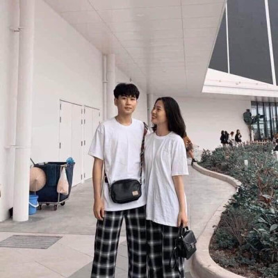 quần caro ống rộng dành cho nam