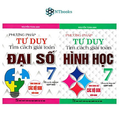 Combo Phương Pháp Tư Duy Tìm Cách Giải Toán Đại Số + Hình Học Lớp 7 (Dùng Chung Cho Các Bộ SGK Hiện Hành) HA-MK