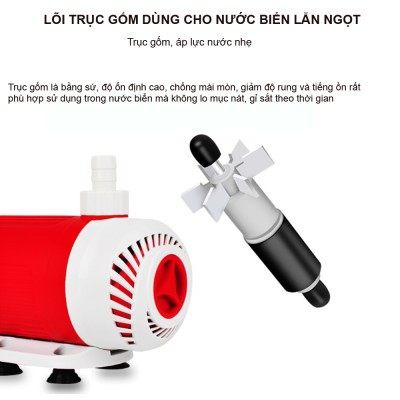 Bộ hút mặt hút đáy MD27, MD34 kèm máy bơm bể cá BY102 103 104 105 106 107 tặng 1 lọ G-bio cho cá