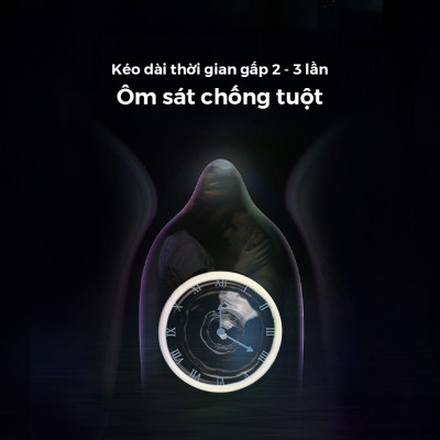 Bao cao su Shell Invisible siêu mỏng, chống tuột, kéo dài thời gian - Hộp 10 cái | SHELL CHÍNH HÃNG