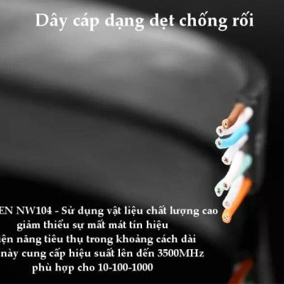 Ugreen UG50173NW102TK 1M màu Đen Cáp mạng LAN CAT6 dây dẹt - HÀNG CHÍNH HÃNG