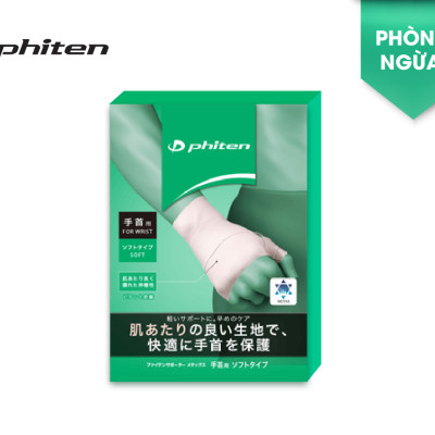 [MỚI] Đai cổ tay loại mềm Phiten metax wirst supporter soft type AP244004/AP244005