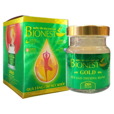Bộ 10 Yến sào Bionest Gold cao cấp 26%