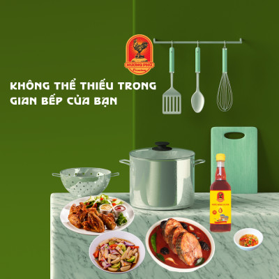 Nước mắm cá cơm Hương Phú 20 độ đạm 510ML - Thùng 6 chai - Hàng chính hãng