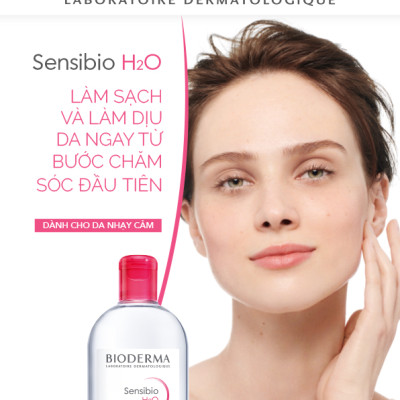 Tẩy Trang Bioderma Sensibio H2O (500ml)