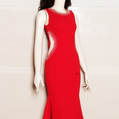 Đầm lai loe kết eo sang trọng MS 2335