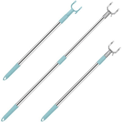 Cây Phơi Quần Áo, Gậy Lấy Đồ, Cây Lấy Quần Áo Trên Cao Rút Gọn- Giao Màu Ngẫu Nhiên