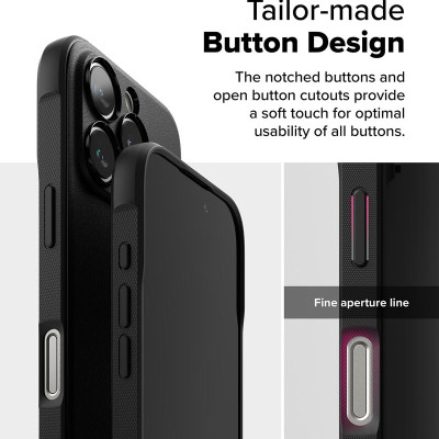 Ốp lưng dành cho iPhone 16 Pro Max/16 Pro/16 Plus/16 RINGKE Onyx - Hàng Chính Hãng