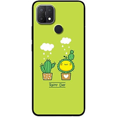 Ốp lưng cho Oppo A15 - A15s - Oppo A35 4G - A17 - A17K - Oppo A57 - A95 5G - Xương Rồng Mây - Hàng Chính Hãng