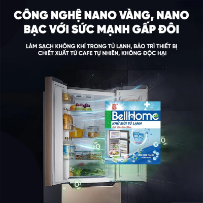 Khử Mùi Tủ Lạnh Công Nghệ Sinh Học Bell Home 50g