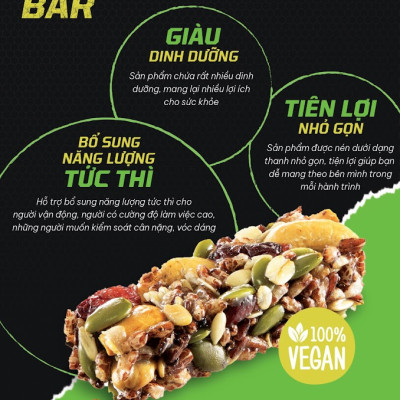 Thanh Năng Lượng Healthy Bar - Vị Rong Biển - 12bar