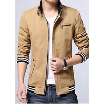 Ào khoác kaki nam tay bo