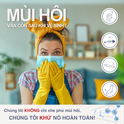 DD Xịt Khử Mùi Đa Năng ODOR ELIMINATOR - 2L 5L - Chính Hãng Pháp