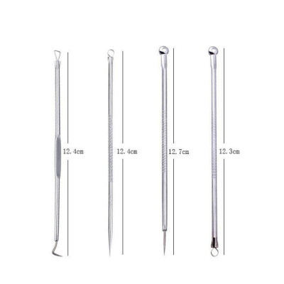 Bộ 4 Cây Nặn Mụn Lấy Mụn 8 Đầu Tiện Lợi Chuẩn Spa