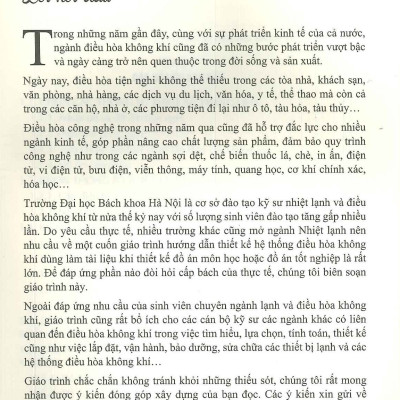 Hướng Dẫn Thiết Kế Hệ Thống Điều Hòa Không Khí (In lần thứ sáu có bổ sung và sửa chữa) - Nguyễn Đức Lợi (Tái bản 2024)
