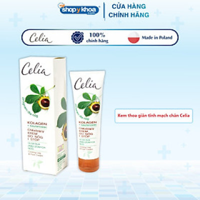 [DATE 12.2027] Kem Thoa Giãn Tĩnh Mạch Chân Celia - dung tích 100ml