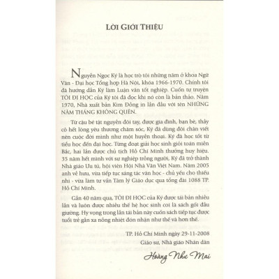 Sách - Nguyễn Ngọc Ký Tôi Đi Học - First News