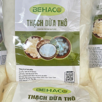 Thạch dừa thô BEHACO 5 ly, túi 1kg