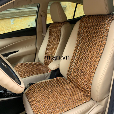 Lót đàn ghế ô tô hạt gỗ Hương  ( hình thật )