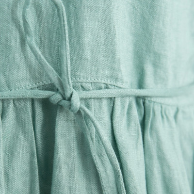 Đầm váy thiết kế cổ  sơ mi, chất linen thoải mới, dễ mặc,  siêu xinh mẫu mới