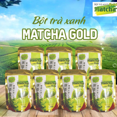 Bột trà xanh Matcha Gold - túi 100g