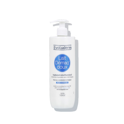 Sữa tẩy trang rửa mặt Evoluderm bổ sung Vitamin E giúp dưỡng ẩm và làm tươi trẻ làn da 500ml