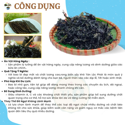 RONG BIỂN NẤU CANH TÂN LỘC PHÁT - BỊCH 50G