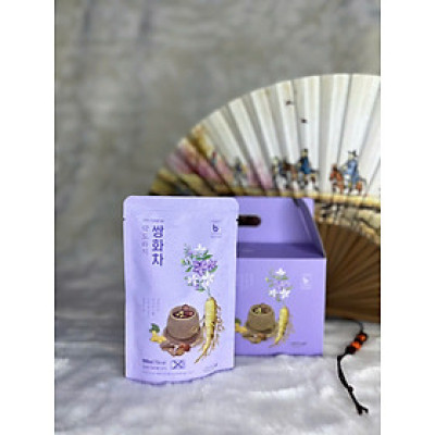 Trà Thảo mộc SSanghwacha rễ cát cánh - Bell Flower Herb Tonic Tea - Ginseng House hộp 5 gói x 100ml