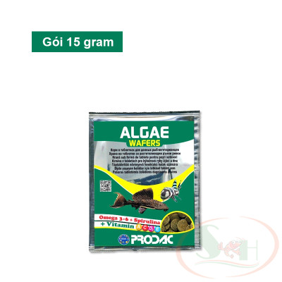 Thức ăn cá Prodac Algae Wafers tầng đáy viên tảo chìm bể cá pleco tép thủy sinh cảnh