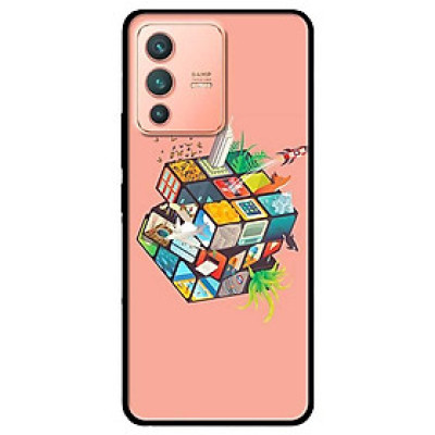 Ốp lưng dành cho Vivo V23 5G / S12 - Vivo Y15s / Y15A mẫu Rubik Cube