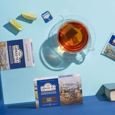 TRÀ AHMAD ANH QUỐC - BÁ TƯỚC (40g) - Earl Grey Decaffeinated - Không chứa Caffeine