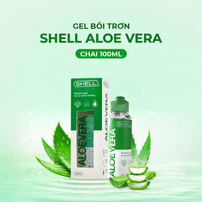 Gel bôi trơn tinh chất lô hội Shell Aloe - Chai 100ml | SHELL CHÍNH HÃNG