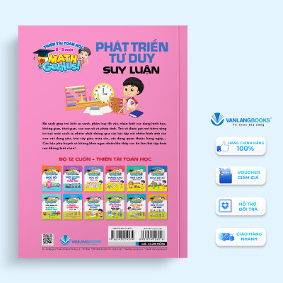 Thiên Tài Toán Học (5 - 6 Tuổi ) - Phát Triển Tư Duy Suy Luận