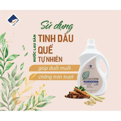 Nước Lau Sàn Hữu Cơ Bồ Hòn Ecocare Chai 2000ml