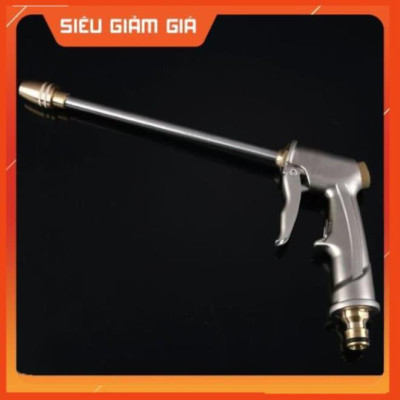 Bộ dây vòi xịt nước rửa xe, tưới cây . tăng áp 3 lần, loại 7m, 10m 206701-2 đầu đồng, cút đồng + tặng đai